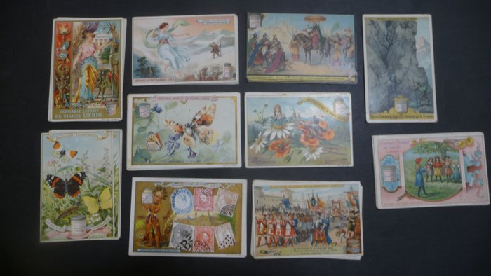 Liebig - Carte à collectionner Lot Anno 1887 volgens Sang. nr. 514-515-516-517-518-519-520-521-524-525.