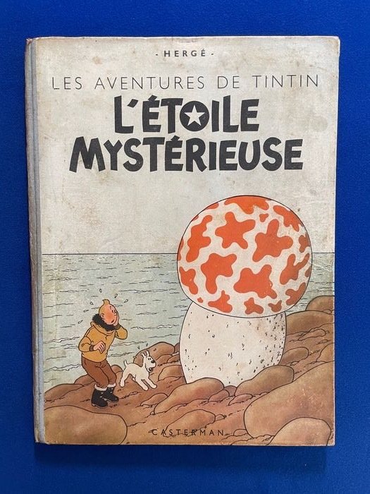 Tintin T10 - L'étoile mystérieuse (B1 ) - C - Herdruk - (1946)