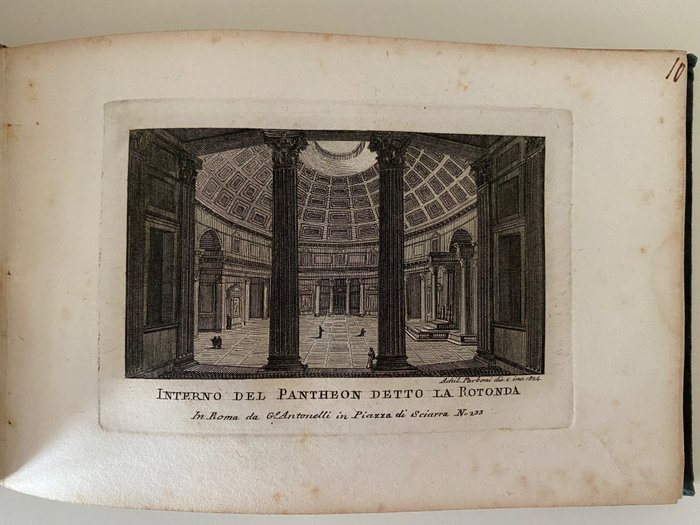 Achille Parboni - Vedute di Roma - 1824