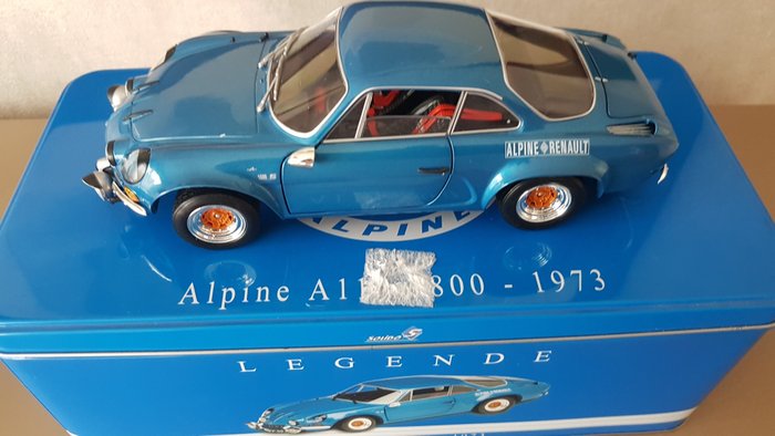 Solido - 1:18 - Renault Alpine A 110 Uniek exemplaar in de originle verpakkeing. Een Metalen Doos