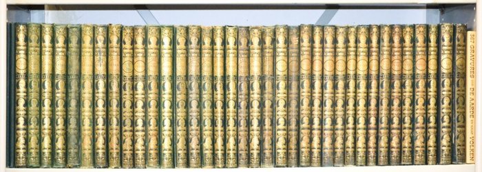 Diverse auteurs - De aarde en haar volken (36 delen) + 2 registerdelen + 1 extra - 1865/1900