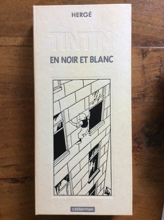 Tintin - Coffret Tintin en noir et blanc - 9 mini albums - (1986)