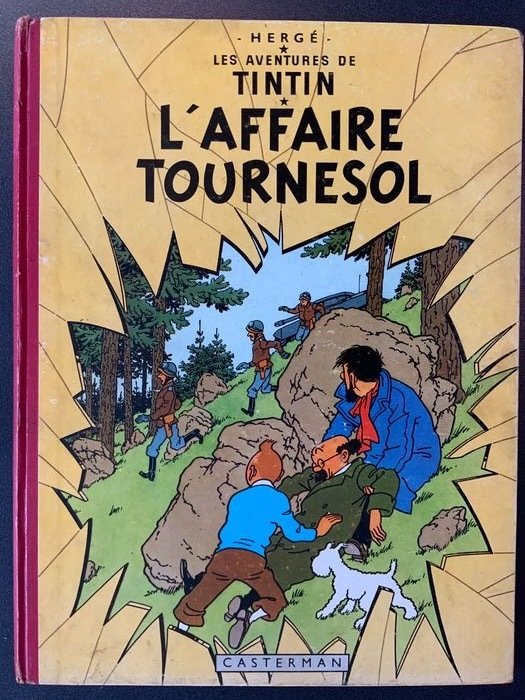 Tintin T18 - L´affaire Tournesol (B20) - C - Eerste Belgische editie - (1956)