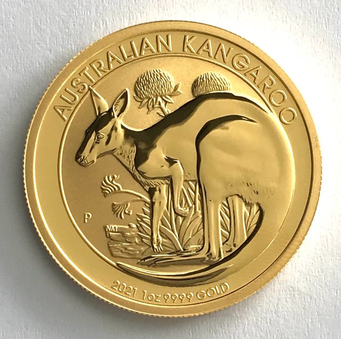 Australië. 100 Dollars 2021 - Kangaroo - 1 oz