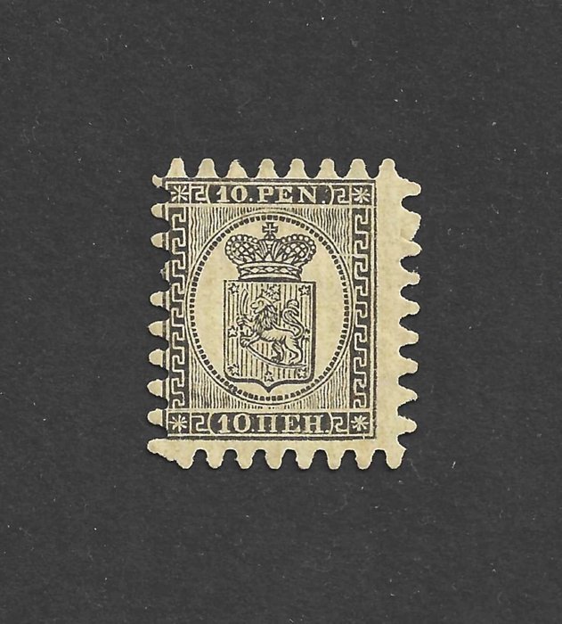 Finland 1866 - Serpentine 10 Penniä - Michel 10
