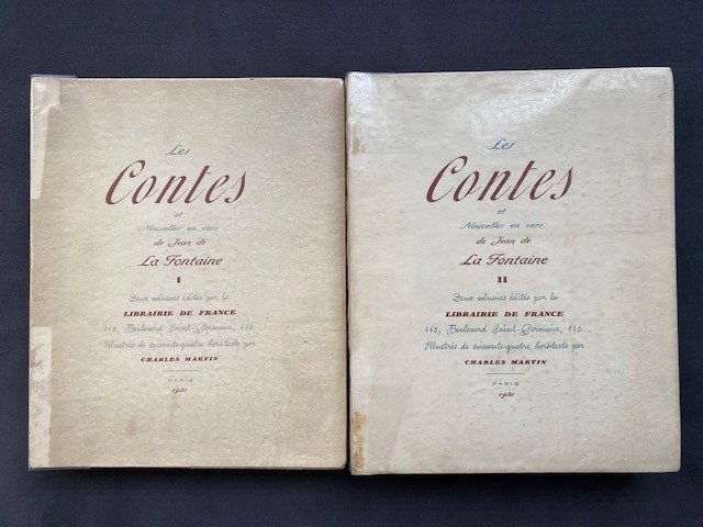 Jean de La Fontaine - Contes et nouvelles en vers. Illustrés par Charles Martin - 1930