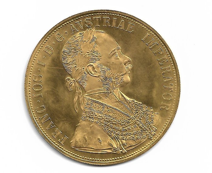 Austria. Franz Joseph I (1848-1916). 4 Ducat 1915 (Restrike)