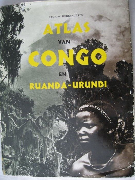 Gaston Derkinderen - Atlas van Belgisch Congo - 1955