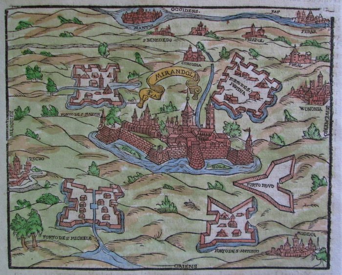 義大利, Emilia Romagna, Mirandola,; S. Munster - Mirandola - 1561-1580
