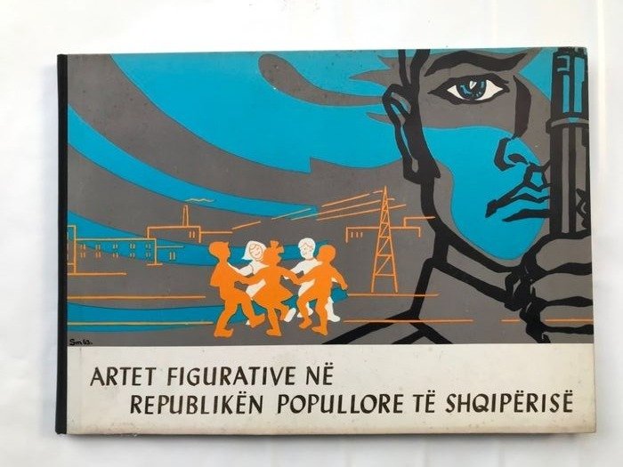 Shtepia Botonjese - Artet Figurative ne Republiken Popullore [Albanisches Partisanenbuch / Gemäldedarstellungen] - 1969