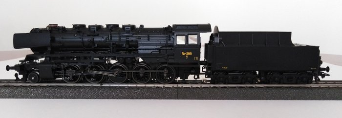 Märklin H0 - 37846 - Steam locomotive with tender - Reihe N - DSB