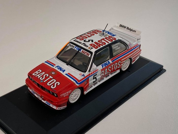 MiniChamps - 1:43 - BMW M3 #5 Bastos 24H00 Spa 1992 - Martin/Soper/Danner - Collector's edition, limited and sold out