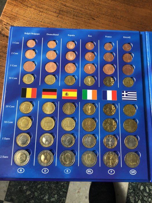 Europa. 1 Cent till 2 Euro 2003/2018 (152 pieces)