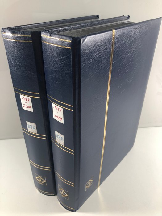 Germany, Federal Republic 1955/2000 - Complete Collection FRGermany in two lighthouse stockbooks