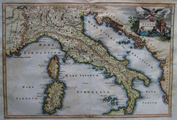 義大利, x; Cellarius - Italia antiqua - 1731