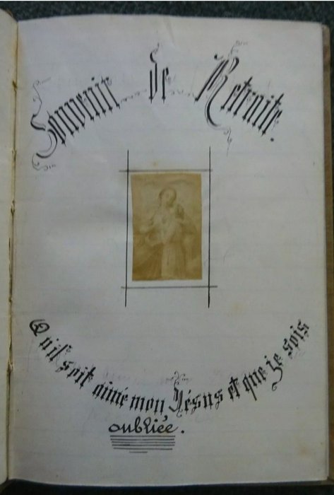 R.P Mazoyer - Livre Manuscrit  de Religion - 1888