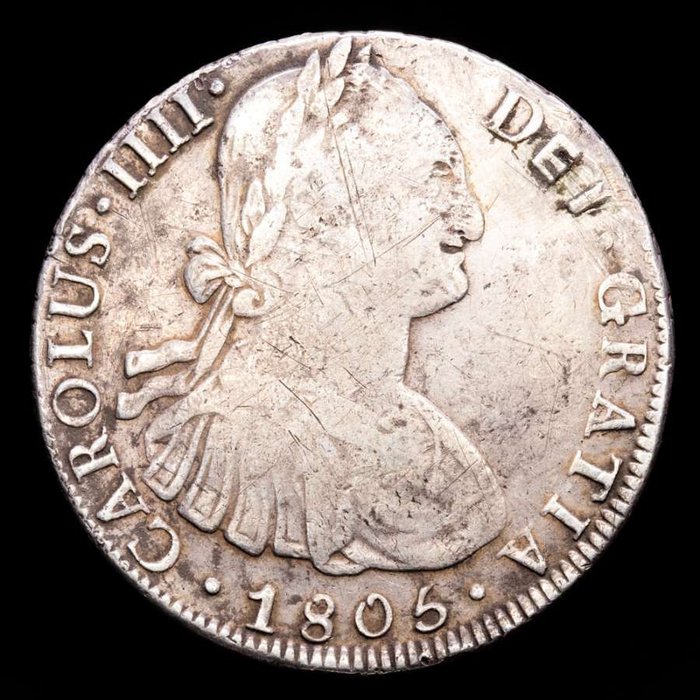 Spain. Carlos IV (1788-1808). 8 Reales - Potosi (PTS), 1805 - P·J