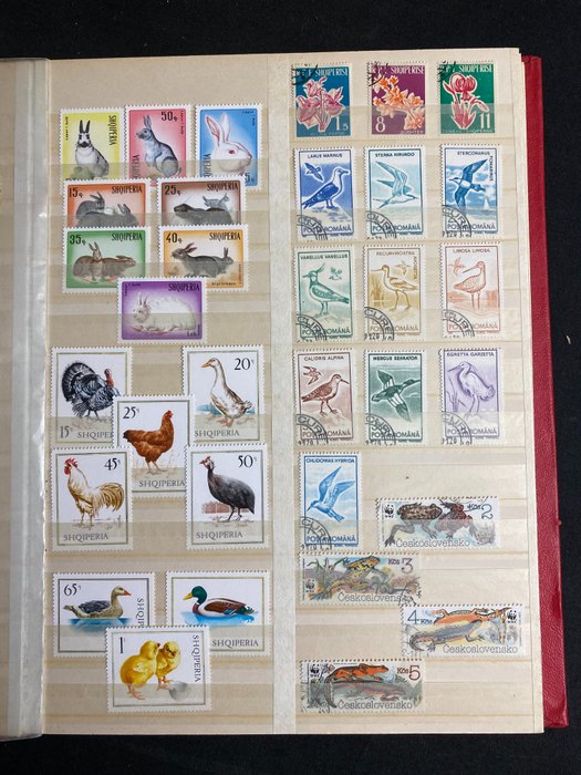Wereld - Thema verzameling motief postzegels uit Oost-Europese landen