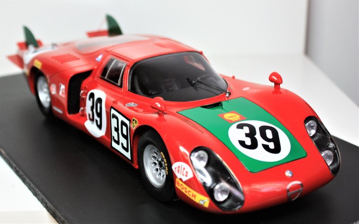 Spark - 1:18 - Alfa Romeu TIP 33/2 1968 - 4th Le Mans - I. Giunti / N.Galli