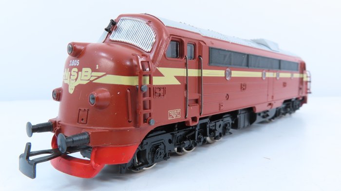 Märklin H0 - 3143 - Locomotive diesel - Di3 "Nohab" - NSB