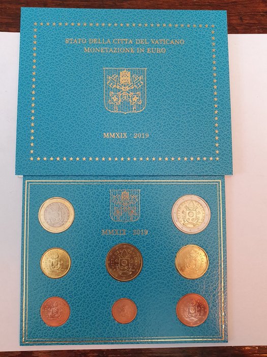 Vatican. Bu 2019 1 cent tm 2 euro In Bu