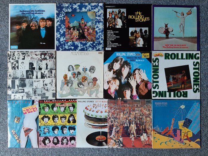 Rolling Stones - 13 albums - Multiple titles - 2xLP Album (double album), LP's - 1967/1987