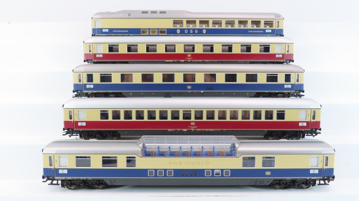 Märklin H0 - 43857 - Passenger carriage set - 5-piece set of express train carriages TEE 'Rheinpfeil' - DB