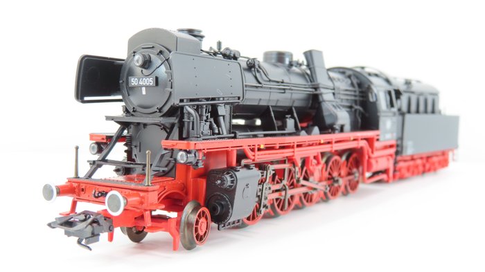 Märklin H0 - 37040 - Locomotive à vapeur avec wagon tender - BR 50.40 avec certificat - DB