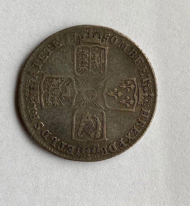 Royaume-Uni. 1 Shilling 1750 George II