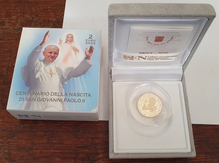 Vatican. 2 Euro 2020 PP 'Johannes Paulus II'