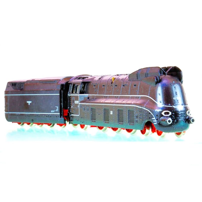 Fleischmann N - 7172 - Dampflokomotive mit Tender - Schnellzuglok BR 01, Stromlinienlok - DR (DRB)