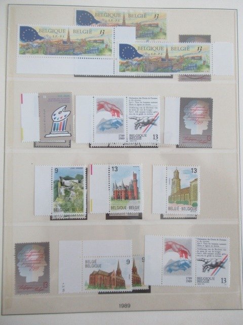 Europe - Pays Bas et Belgique collection avancée de timbres