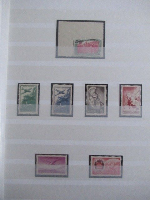 Monaco - End of catalogue, advanced collection of deluxe quality stamps