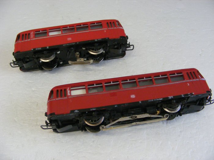 Märklin H0 - 3016/4018 - Railcar - 2-part VT 795 railcar with trailer VT 995 - DB