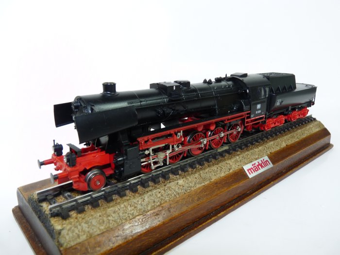 Märklin H0 - 3415 - Locomotive à vapeur avec wagon tender - BR 52, avec générateur de fumée - DB