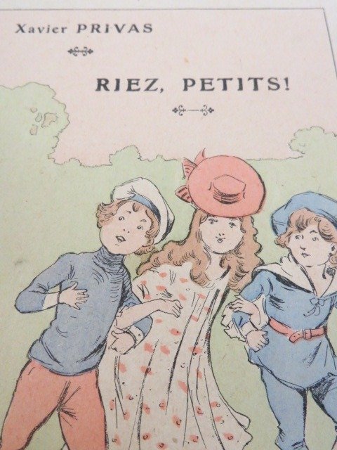 Xavier Privas / Gaston Noury - Riez Petits ! - 1890