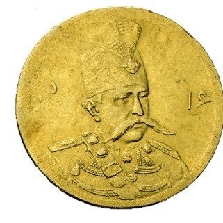 Iran, Qajar Dynasty. Muzaffar al-dîn Shâh, 1314-1324 H./1896-1907 AD. 1/2 Toman 1316 H.