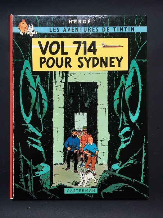 Tintin T22 - Vol 714 pour Sydney (B37,2ème tirage) - C - Eerste druk - (1968)