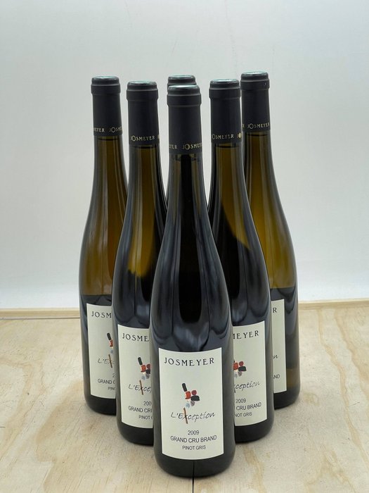 2009 Josmeyer - Grand Cru Brand - Pinot Gris "L'Exception" - Alsace - 6 Flasker (0,75 L)