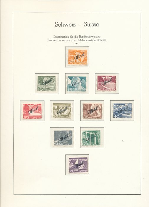 Europe 1930/1965 - Bund collection, remnant Switzerland and the Netherlands.