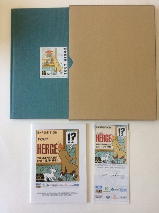 Tintin - Tout Hergé , itinéraire d'un collectionneur chanceux - C - TL - Signature Tchang / Steeman - (1991)