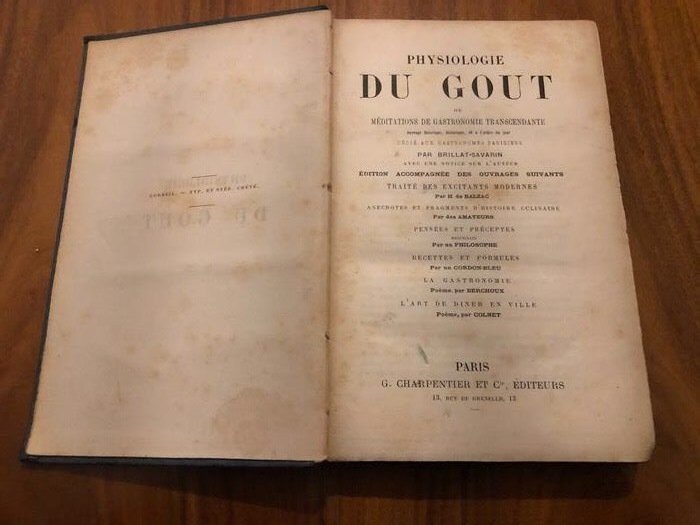 Brillat-Savarin - Physiologie du goût - 1839