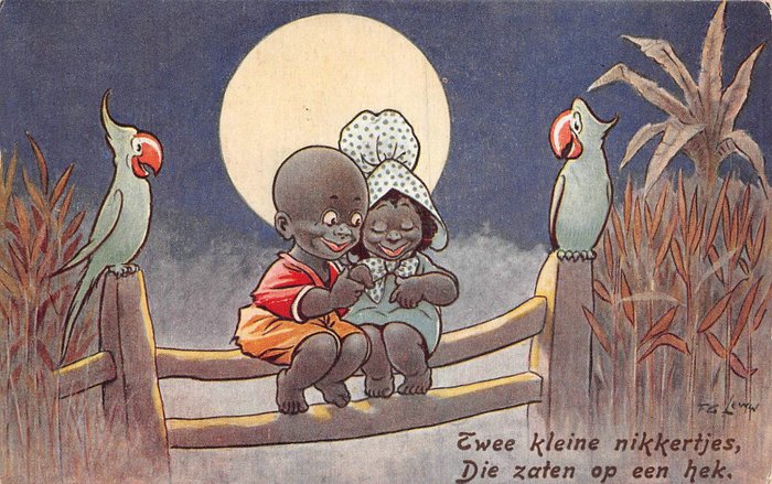 Fantasy, Negroid Kids Cards - Postcards (26) - 1920
