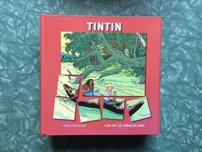 Tintin - Jeu de 16 cubes en bois - (2005)