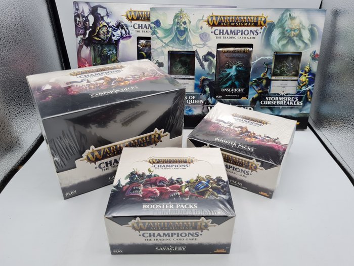 Games Workshop - 5x box sealed box/booster / set - age of sigmar champions