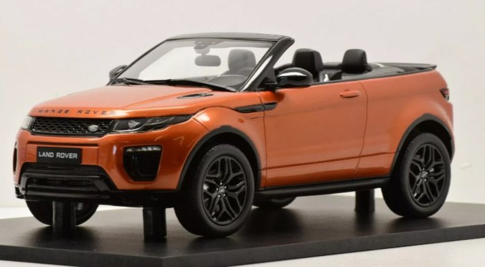 TrueScale Miniatures - 1:18 - Variante Range Rover - Evoque Cabriolet in Phoenox Orange