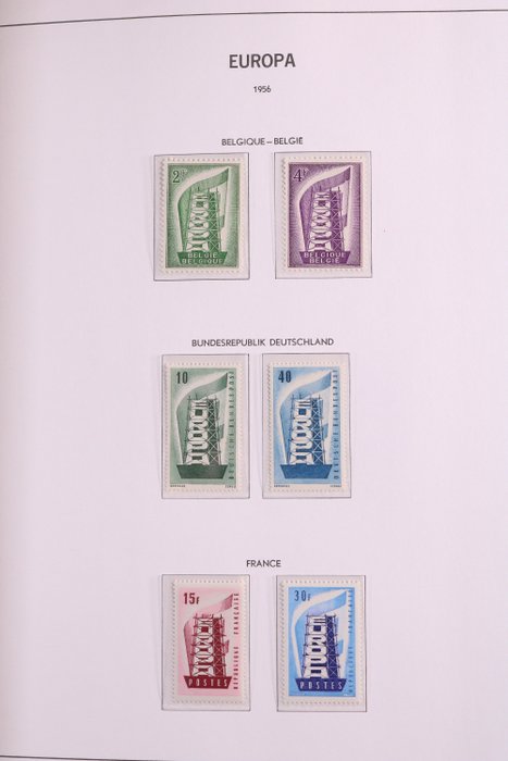Europe unie - Cept 1956/1969 - Complete collection in a Davo LX pre-printed album + slipcase