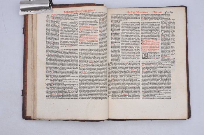 Justinen - Institutionum imperialium, seu elementorum jurisprudentie libri quattuor, jam denuo perspicaciore - 1528