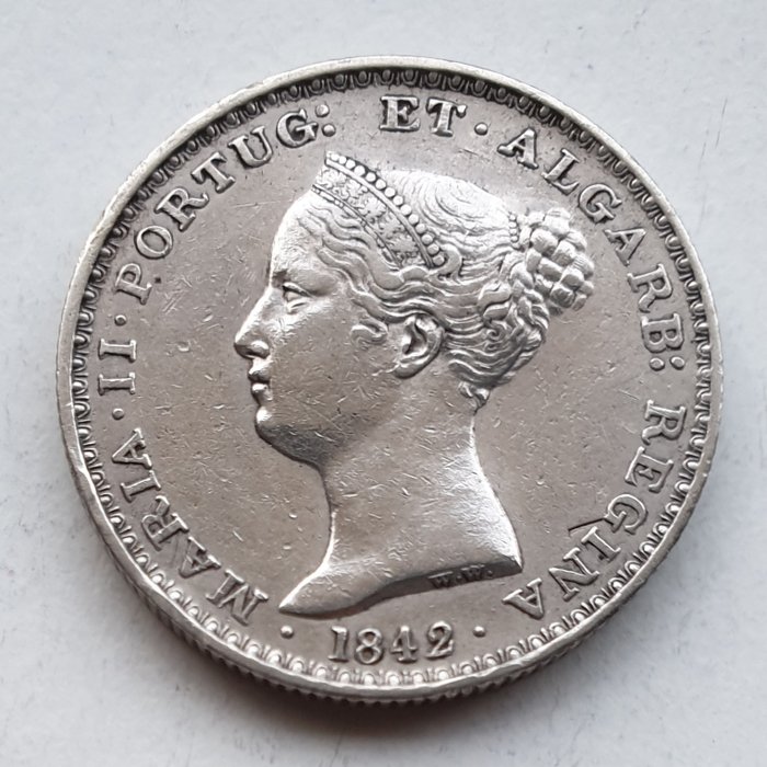 Portugal. D. Maria II (1834-1853). 500 Reis 1842