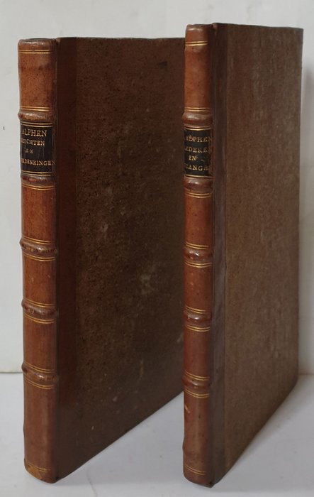 Hieronymus van Alphen - Gedigten en overdenkingen {Gebonden met] Nederlandsche gezangen + Proeve van liederen en gezangen - 1777